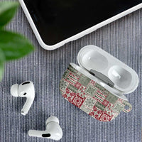 Mele Kalikimaka Hawaii Christmas AirPods Case Aloha Spirit with Hawaiian Quilt Pattern LT9 - Polynesian Pride