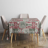 Mele Kalikimaka Hawaii Christmas Tablecloth Aloha Spirit with Hawaiian Quilt Pattern LT9 - Polynesian Pride
