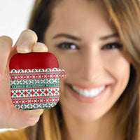 Mele Kalikimaka Hawaii Christmas AirPods Case Hawaiian Quilt Pattern Style LT9 - Polynesian Pride