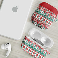 Mele Kalikimaka Hawaii Christmas AirPods Case Hawaiian Quilt Pattern Style LT9 - Polynesian Pride