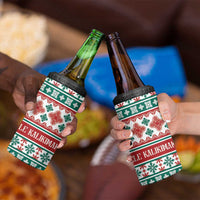 Mele Kalikimaka Hawaii Christmas 4 in 1 Can Cooler Tumbler Hawaiian Quilt Pattern Style - Polynesian Pride