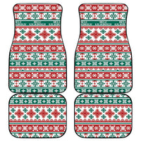 Mele Kalikimaka Hawaii Christmas Car Mats Hawaiian Quilt Pattern Style - Polynesian Pride