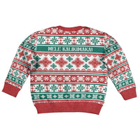 Mele Kalikimaka Hawaii Christmas Kid Ugly Christmas Sweater Hawaiian Quilt Pattern Style - Polynesian Pride