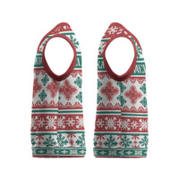 Mele Kalikimaka Hawaii Christmas Knitted V-Neck Vest Hawaiian Quilt Pattern Style - Polynesian Pride