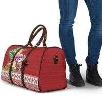 Santa Surf Mele Kalikimaka Personalized Travel Bag Aloha Tropical Christmas Vibes - Polynesian Pride