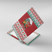 Shaka Sign Skull Mele Kalikimaka Personalized Canvas Wall Art Hawaiian Quilt Pattern - Polynesian Pride