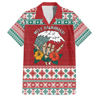 Shaka Sign Skull Mele Kalikimaka Personalized Family Matching Puletasi and Hawaiian Shirt Hawaiian Quilt Pattern - Polynesian Pride