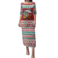 Shaka Sign Skull Mele Kalikimaka Personalized Family Matching Puletasi and Hawaiian Shirt Hawaiian Quilt Pattern - Polynesian Pride