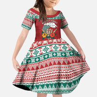 Shaka Sign Skull Mele Kalikimaka Personalized Family Matching Tank Maxi Dress and Hawaiian Shirt Hawaiian Quilt Pattern - Polynesian Pride