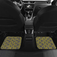 Niue Coconut Crab Car Mats Rock of Polynesia LT9 Set 2pcs - Back Gold - Polynesian Pride