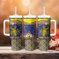 Niue Coconut Crab Tumbler With Handle Rock of Polynesia LT9 - Polynesian Pride