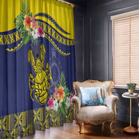 Niue Coconut Crab Window Curtain Rock of Polynesia LT9 - Polynesian Pride