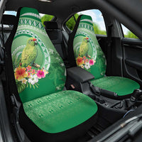 Norfolk Parakeet Tropical Car Seat Cover Norfolk Island Tribal Pattern LT9 One Size Green - Polynesian Pride