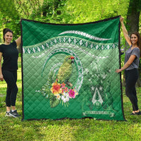 Norfolk Parakeet Tropical Quilt Norfolk Island Tribal Pattern LT9 - Polynesian Pride
