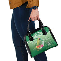 Norfolk Parakeet Tropical Shoulder Handbag Norfolk Island Tribal Pattern LT9 - Polynesian Pride