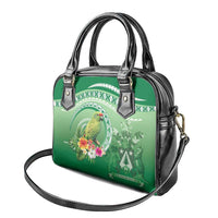 Norfolk Parakeet Tropical Shoulder Handbag Norfolk Island Tribal Pattern LT9 - Polynesian Pride