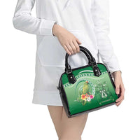 Norfolk Parakeet Tropical Shoulder Handbag Norfolk Island Tribal Pattern LT9 - Polynesian Pride