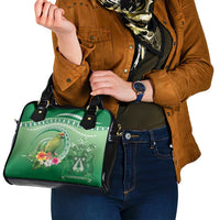 Norfolk Parakeet Tropical Shoulder Handbag Norfolk Island Tribal Pattern LT9 - Polynesian Pride
