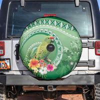 Norfolk Parakeet Tropical Spare Tire Cover Norfolk Island Tribal Pattern LT9 Green - Polynesian Pride