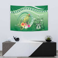 Norfolk Parakeet Tropical Tapestry Norfolk Island Tribal Pattern LT9 - Polynesian Pride