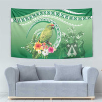 Norfolk Parakeet Tropical Tapestry Norfolk Island Tribal Pattern LT9 - Polynesian Pride