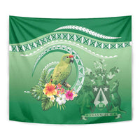 Norfolk Parakeet Tropical Tapestry Norfolk Island Tribal Pattern LT9 - Polynesian Pride