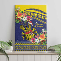 Monuina e Kilisimasi Niue Christmas Canvas Wall Art Niuean Tribal Pattern LT9 - Polynesian Pride