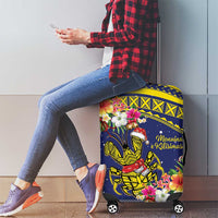 Monuina e Kilisimasi Niue Christmas Luggage Cover Niuean Tribal Pattern
