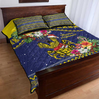 Monuina e Kilisimasi Niue Christmas Quilt Bed Set Niuean Tribal Pattern LT9 - Polynesian Pride