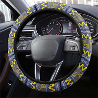 Monuina e Kilisimasi Niue Christmas Steering Wheel Cover Niuean Tribal Pattern LT9 - Polynesian Pride