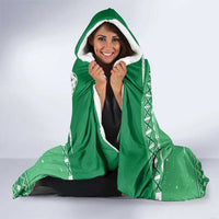 Norfolk Island Pine Tree Christmas Hooded Blanket Coat of Arm and Polynesian Pattern LT9 - Polynesian Pride