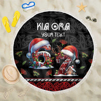 Aotearoa Six Seven Personalized Beach Blanket New Zealand Funny Christmas LT9 One Size 150cm Red - Polynesian Pride