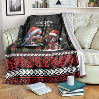Aotearoa Six Seven Personalized Blanket New Zealand Funny Christmas - Polynesian Pride