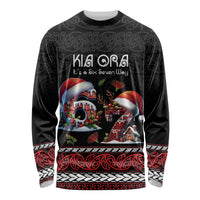 Aotearoa Six Seven Personalized Long Sleeve Shirt New Zealand Funny Christmas - Polynesian Pride
