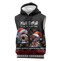 Aotearoa Six Seven Personalized Sleeveless Zip Hoodie New Zealand Funny Christmas LT9 Red - Polynesian Pride