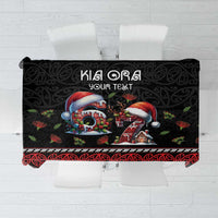 Aotearoa Six Seven Personalized Tablecloth New Zealand Funny Christmas LT9 Red - Polynesian Pride