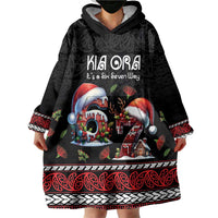 Aotearoa Six Seven Personalized Wearable Blanket Hoodie New Zealand Funny Christmas - Polynesian Pride