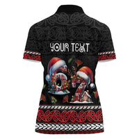 Aotearoa Six Seven Personalized Women Polo Shirt New Zealand Funny Christmas - Polynesian Pride