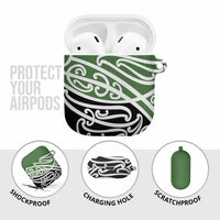 Green Fern New Zealand Kowhai Ngutukak AirPods Case - Polynesian Pride