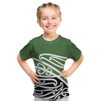 Green Fern New Zealand Kowhai Ngutukak Kid T Shirt - Polynesian Pride