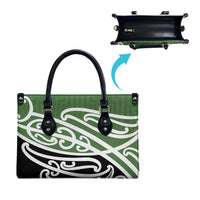 Green Fern New Zealand Kowhai Ngutukak Leather Bag - Polynesian Pride