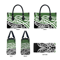 Green Fern New Zealand Kowhai Ngutukak Leather Bag - Polynesian Pride