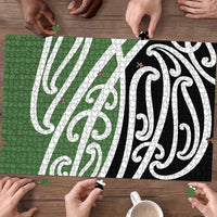 Green Fern New Zealand Kowhai Ngutukak Puzzle - Polynesian Pride