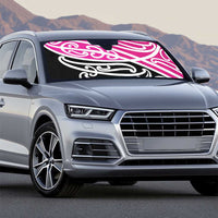 All Pink New Zealand Kowhai Ngutukak Auto Sun Shade - Polynesian Pride