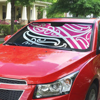 All Pink New Zealand Kowhai Ngutukak Auto Sun Shade - Polynesian Pride