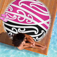 All Pink New Zealand Kowhai Ngutukak Beach Blanket LT9 - Polynesian Pride