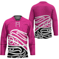All Pink New Zealand Kowhai Ngutukak Hockey Jersey - Polynesian Pride