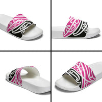 All Pink New Zealand Kowhai Ngutukak Slide Sandals LT9 - Polynesian Pride
