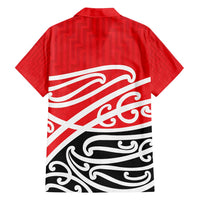 All Red New Zealand Kowhai Ngutukak Family Matching Off Shoulder Maxi Dress and Hawaiian Shirt - Polynesian Pride