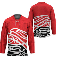 All Red New Zealand Kowhai Ngutukak Hockey Jersey LT9 - Polynesian Pride